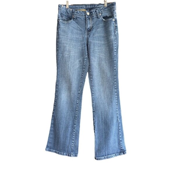 Vintage Gitano Blue Boot Cut Denim Jeans with Stretch Women's Sz 10 - Picture 1 of 13